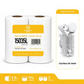 ClariSea SK-5000 Replacement Fleece Roll, 5.9 in x 115 ft (150 mm x 35 m), 2-Pack