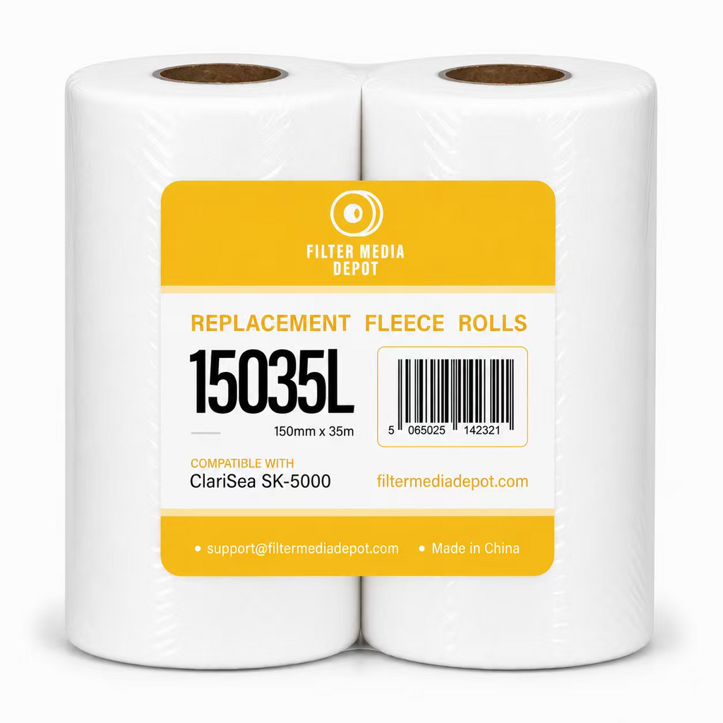 ClariSea SK-5000 Replacement Fleece Roll, 5.9 in x 115 ft (150 mm x 35 m), 2-Pack