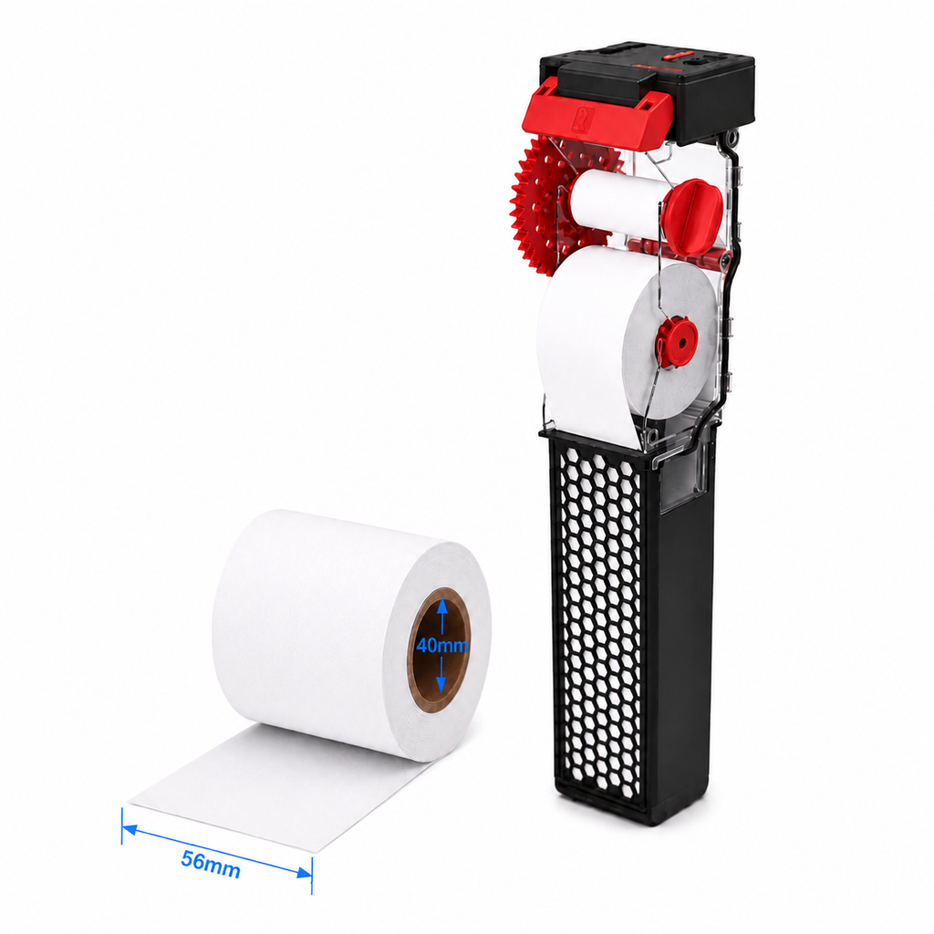 Red_Sea_NanoMat_compatible fleece roll dimensions showing filter width and roll size
