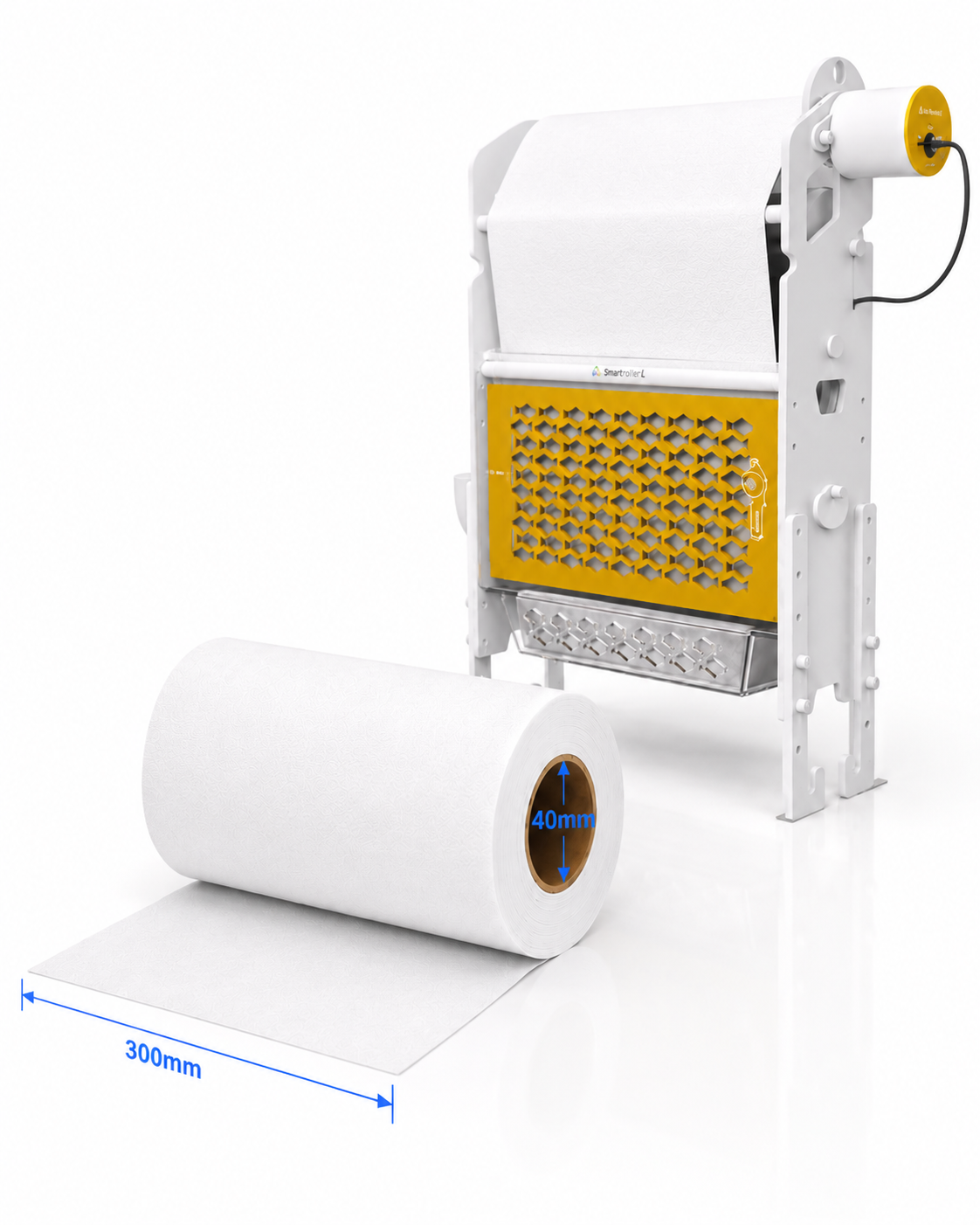 For Reef Factory Smart Roller L - Replacement Fleece Rolls, 11.8 in x 115 ft (300 mm x 35 m), 2-Pack