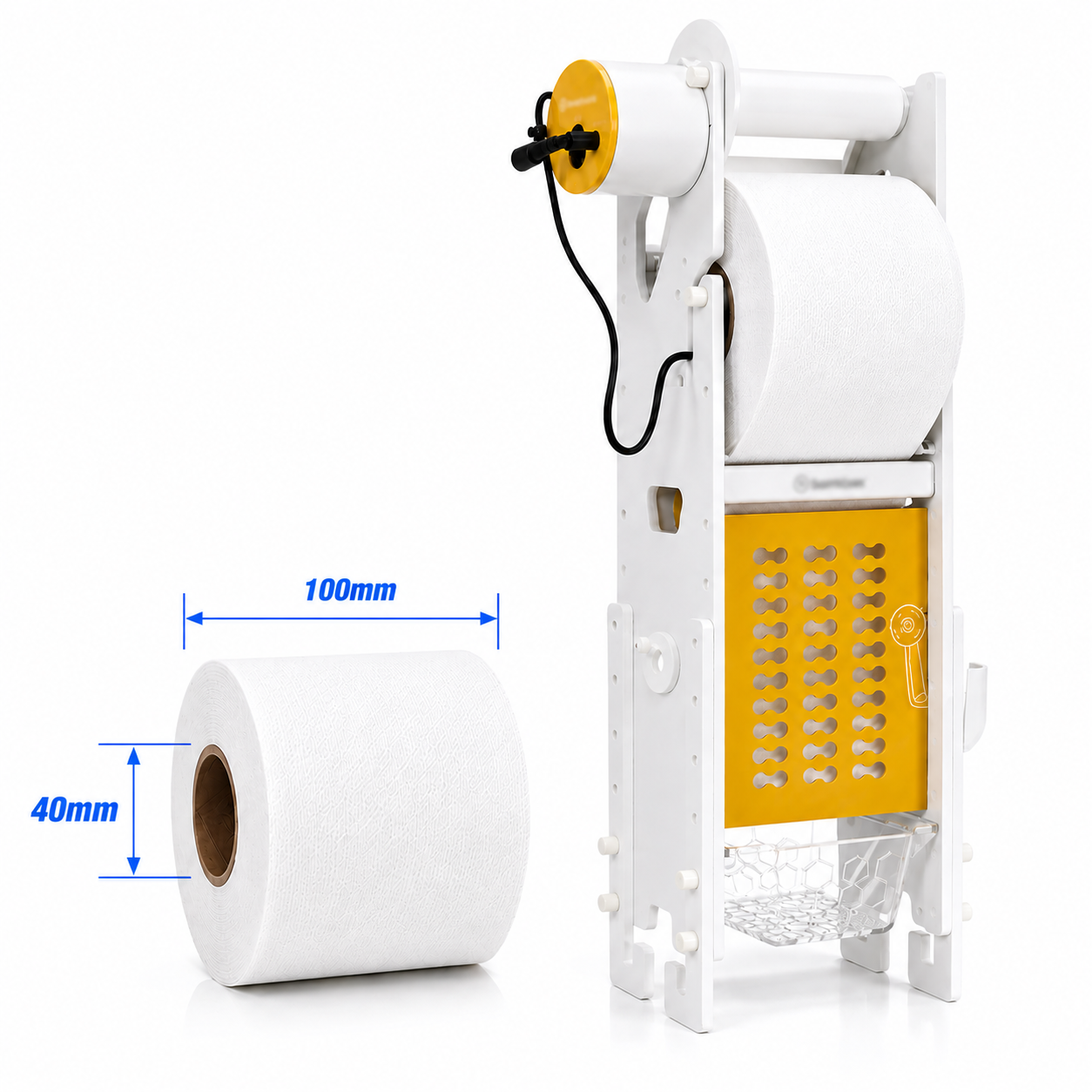 For Reef Factory Smart Roller S - Replacement Fleece Rolls, 3.9 in x 115 ft (100 mm x 35 m), 2-Pack