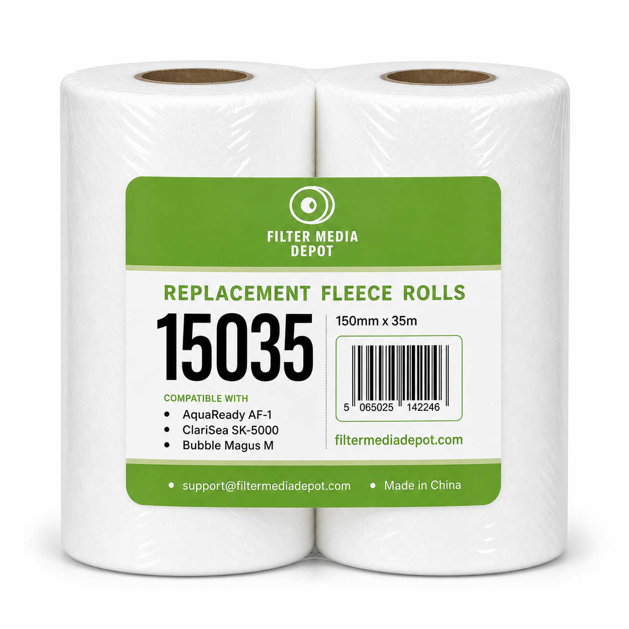For AquaReady AF-1 - Replacement Fleece Rolls, 5.9 in x 115 ft (150 mm x 35 m), 2-Pack compatible with AquaReady AF-1
