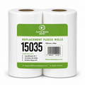 For Bubble Magus M - Replacement Fleece Rolls, 5.9 in x 115 ft (150 mm x 35 m), 2-Pack compatible with Bubble Magus M